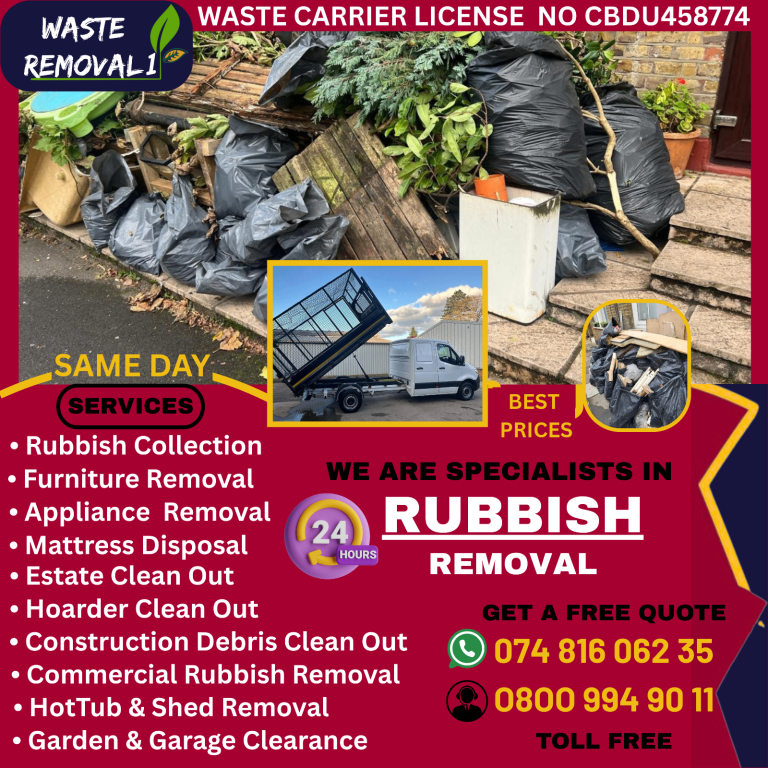 image for Rubbish Removal / Waste Removal - Waste Clearance, Rubbish Clearance - Call Now for a Quote