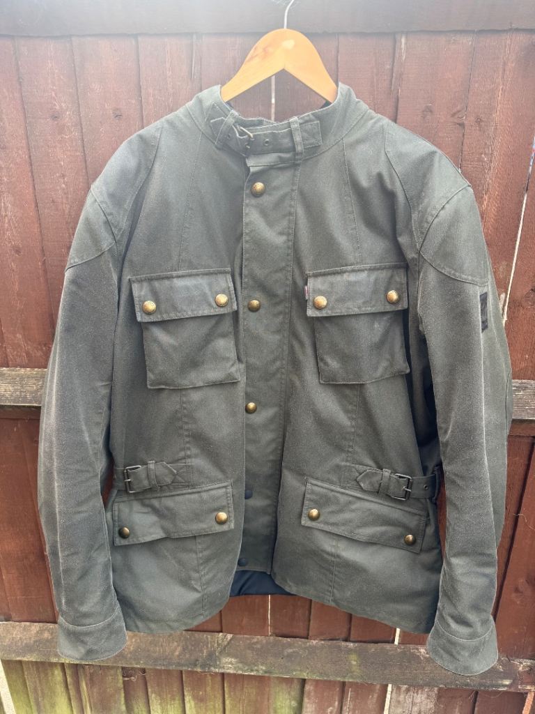 Belstaff Crosby waterproof fully armoured d30 motorcycle jacket 4xl