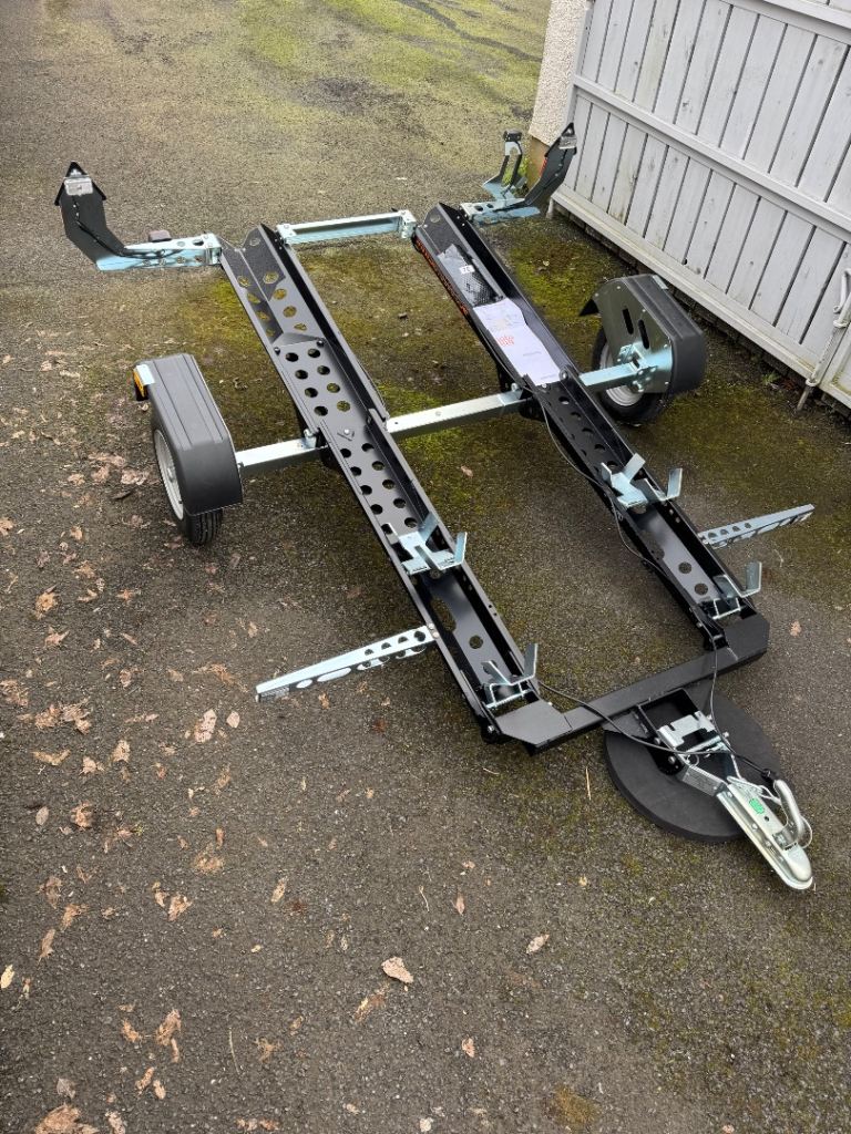 Motorbike motocross trailer Motolug collapsible single & twin trailer