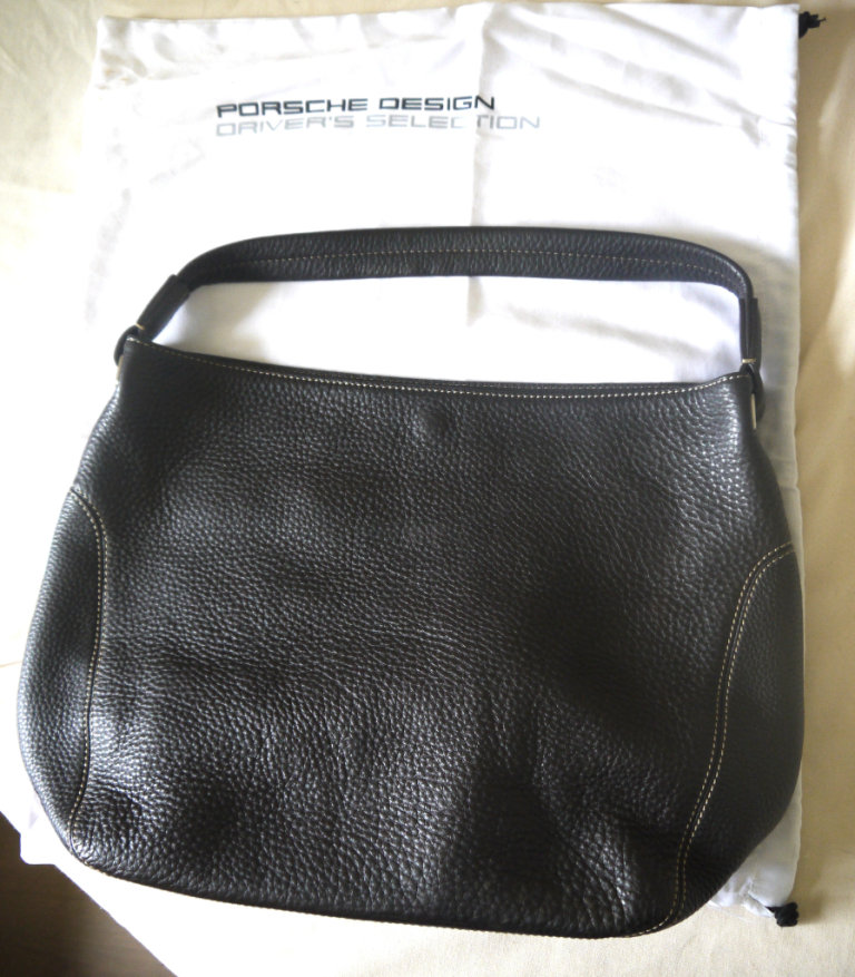 Porsche, Genuine and Original Classic Ladies  Brown Leather Handbag.