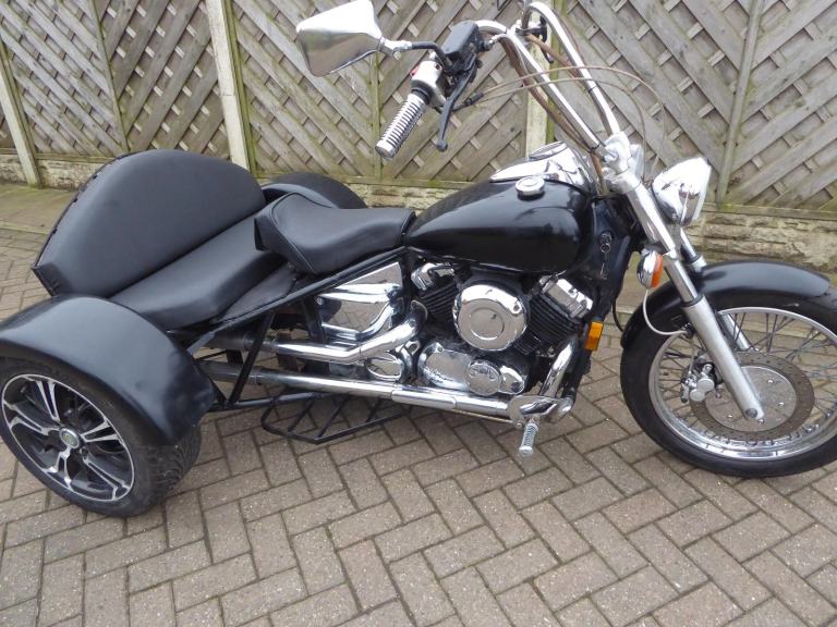 YAMAHA XVS 650 DRAGSTAR TRIKE ON RELIANT TRIKE V5 TAX MOT EXCEMT 3 SEATS