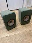 KEF LSX Wireless Speakers Olive Green