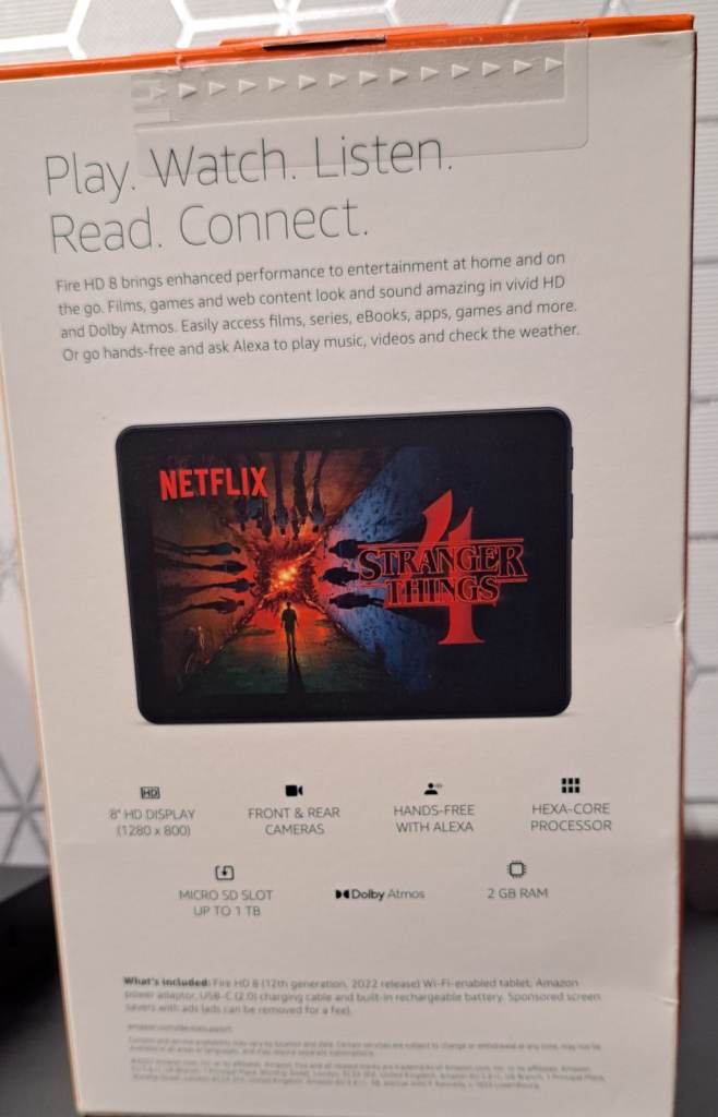 Amazon Fire HD8 Tablet (32GB)