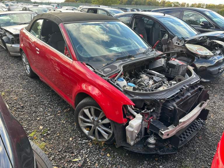 2010 AUDI A3 CABRIOLET RED BREAKING SPARES PARTS