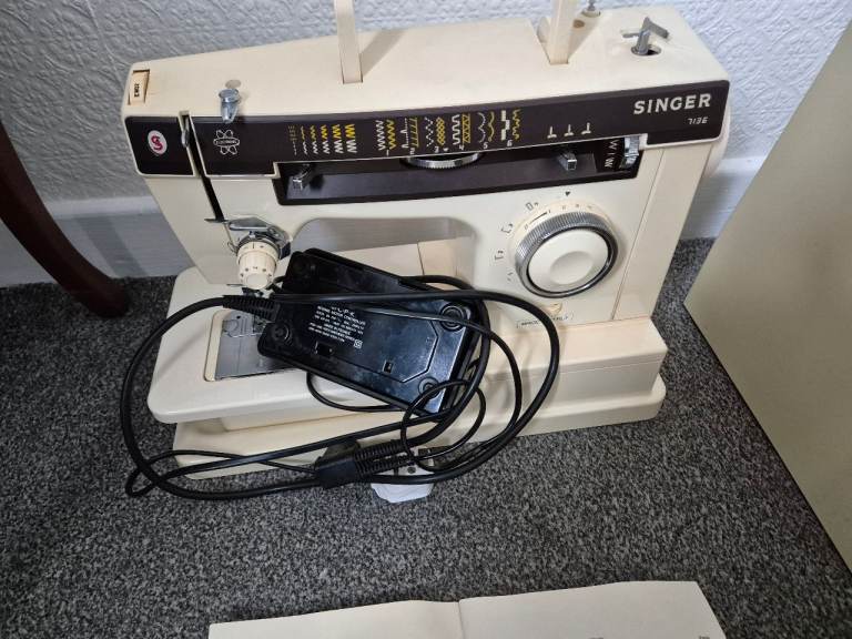 Vintage singer sewing machine