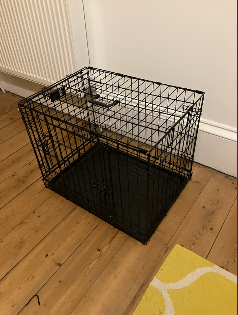 Small Dog Puppy Crate with Cover