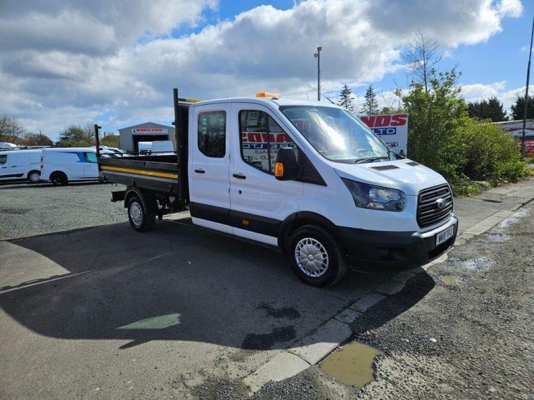 2018 ON 18 PLATE FORD TRANSIT 350 TDCI 170 RWD LWB DROPSIDE PICKUP 34K ULEZ FREE