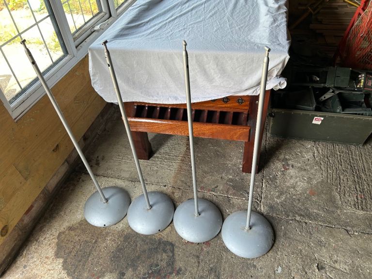 Kef egg speaker stands x4