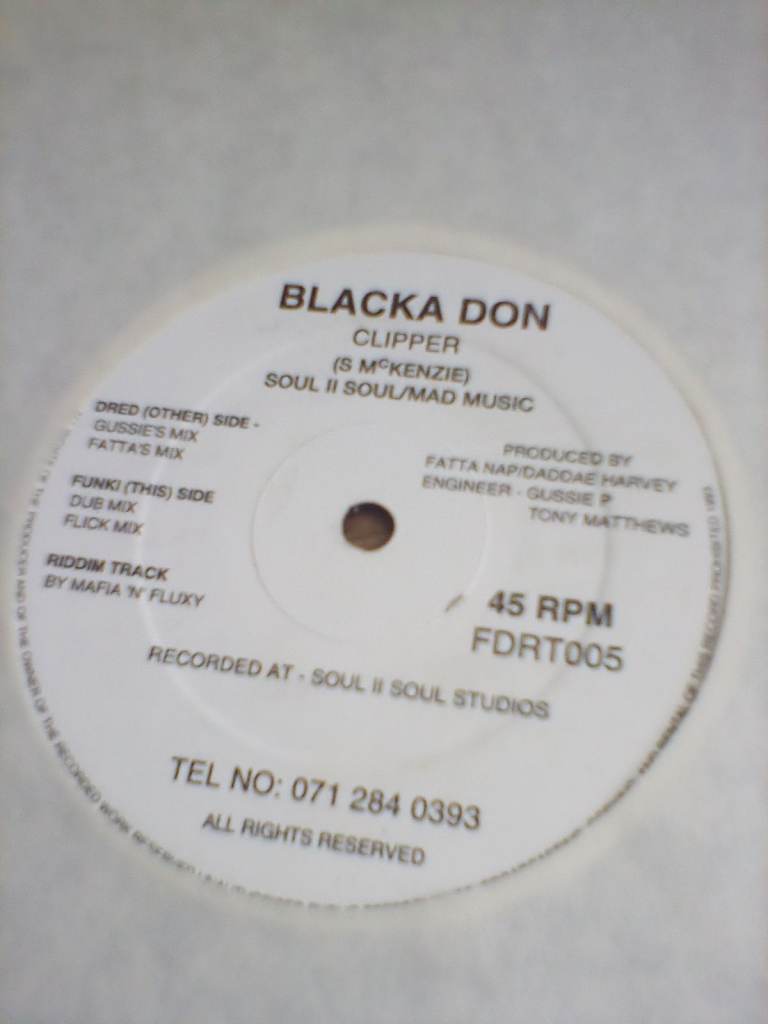 BLACKA DON ,CLIPPER , FUNKI DREDS, 12 INCH EP ,. 