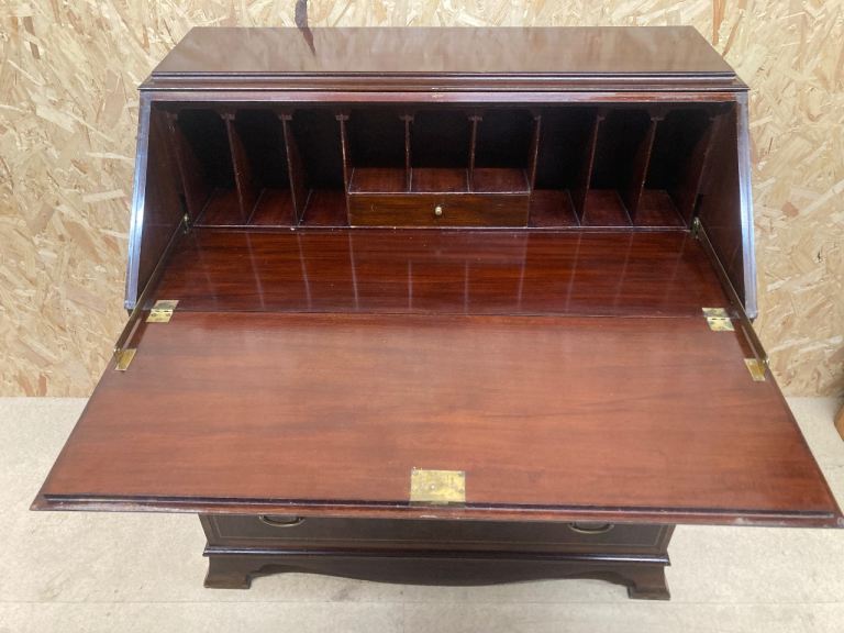 Delivery can be arranged  Georgian period mahogany writing bureau