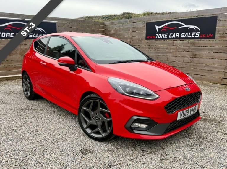 2019 19 FORD FIESTA 1.5T ECOBOOST ST-3 HATCHBACK 3DR PETROL MANUAL EURO 6 (S/S) 