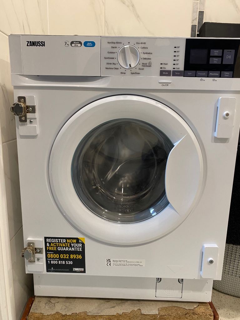 image for Zanussi Z716WT83BI 7kg/4kg Washer Dryer with 1600 rpm - Fully Integrated