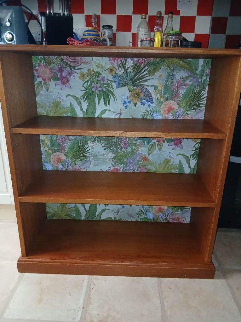 Wooden bookcase upcycled quirky unique