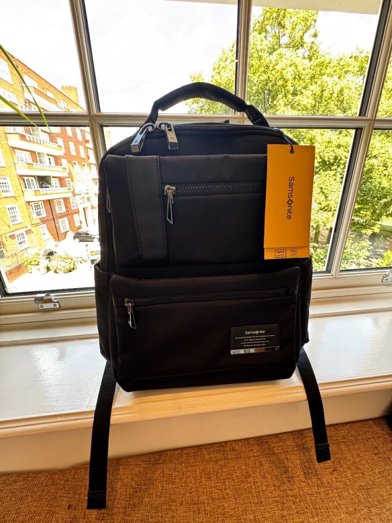 Samsonite Black Laptop Backpack Openroad 6968 Jet black - New with Tags