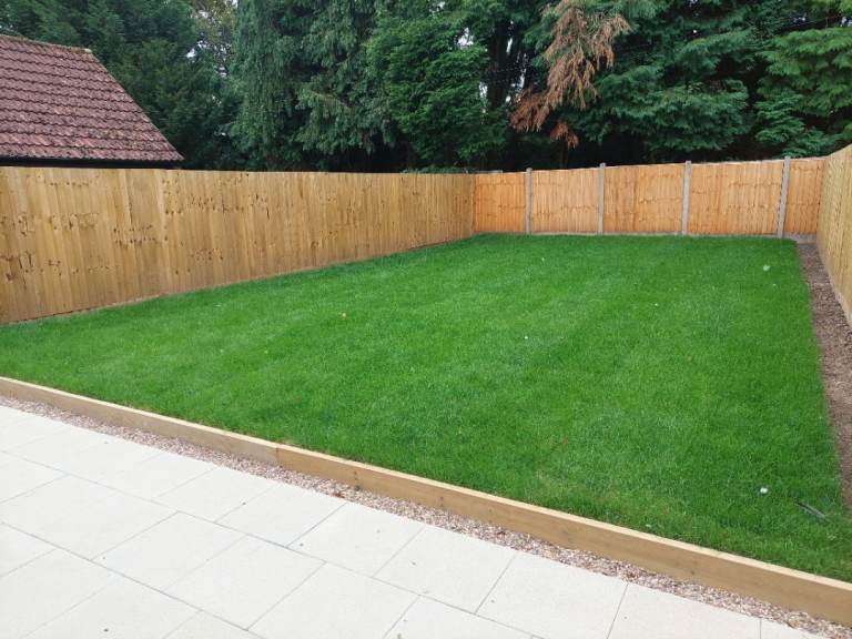 SLABBING - FENCING - ARTIFICIAL LAWNS - REAL TURF - DECKING - MAJOR GARDEN CLEARANCES & MUCH MORE. 