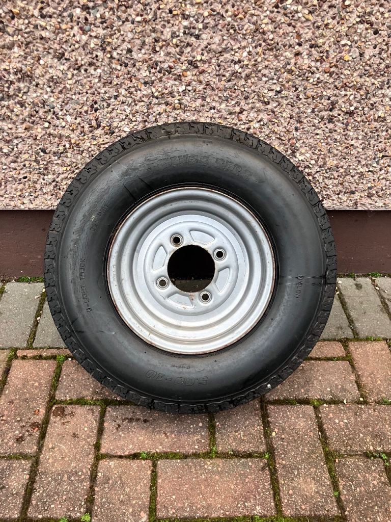 10” trailer wheel and tyre