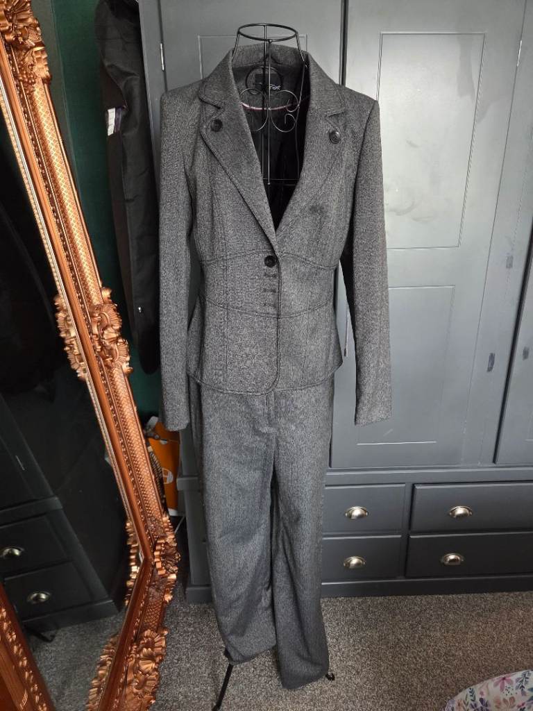 Next Grey Tailored Suit – Size 12, Good Condition