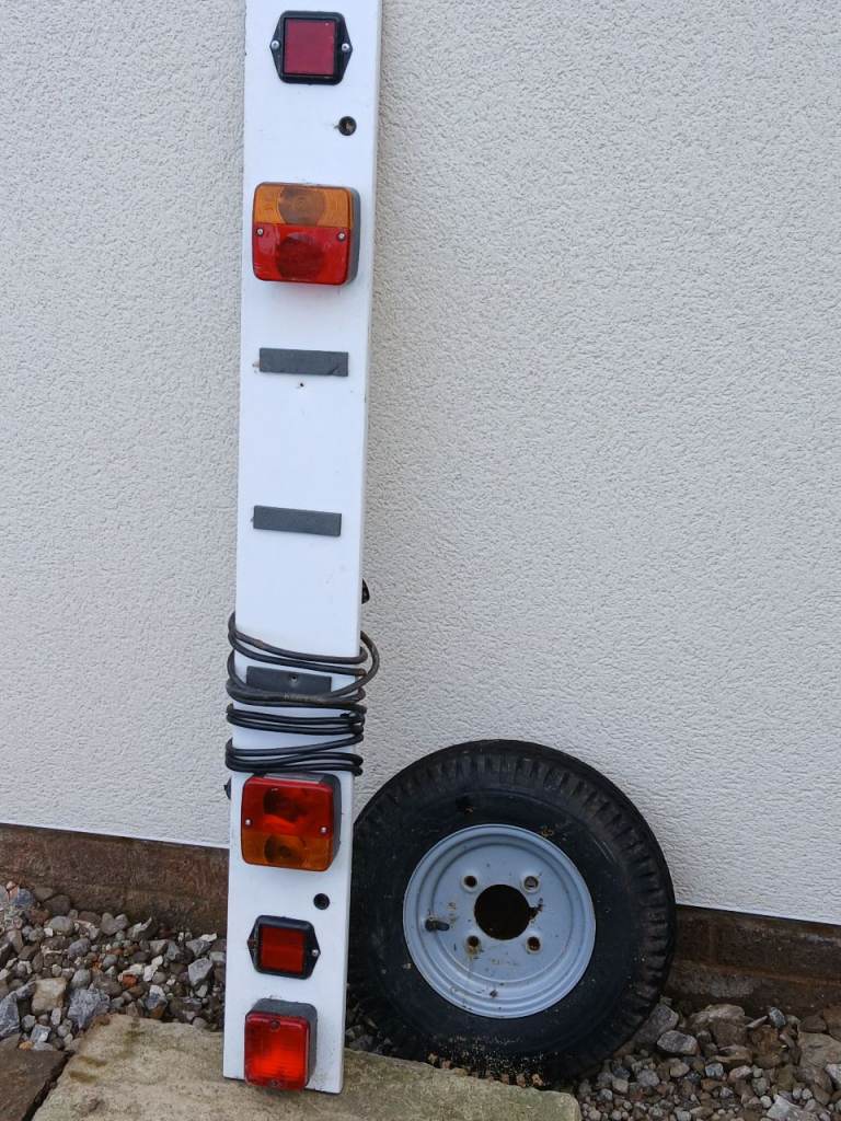 Trailer Light board and spare Wheel