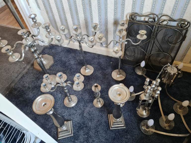 Candelabras,Chandeliers,Fireguard and Companion Set
