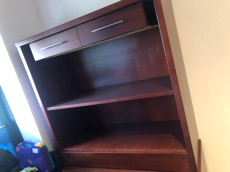 Two solid wood drawers 