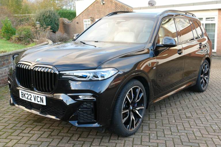 2022 BMW X7 xDrive40d MHT M Sport 5dr Step Auto Diesel 7 Seat Estate Black SUV + Ultimate Pack 