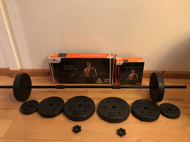 straight barbell  bar set