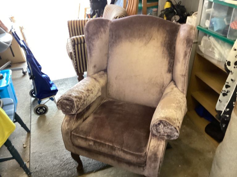 Laura Ashley wing back arm chair