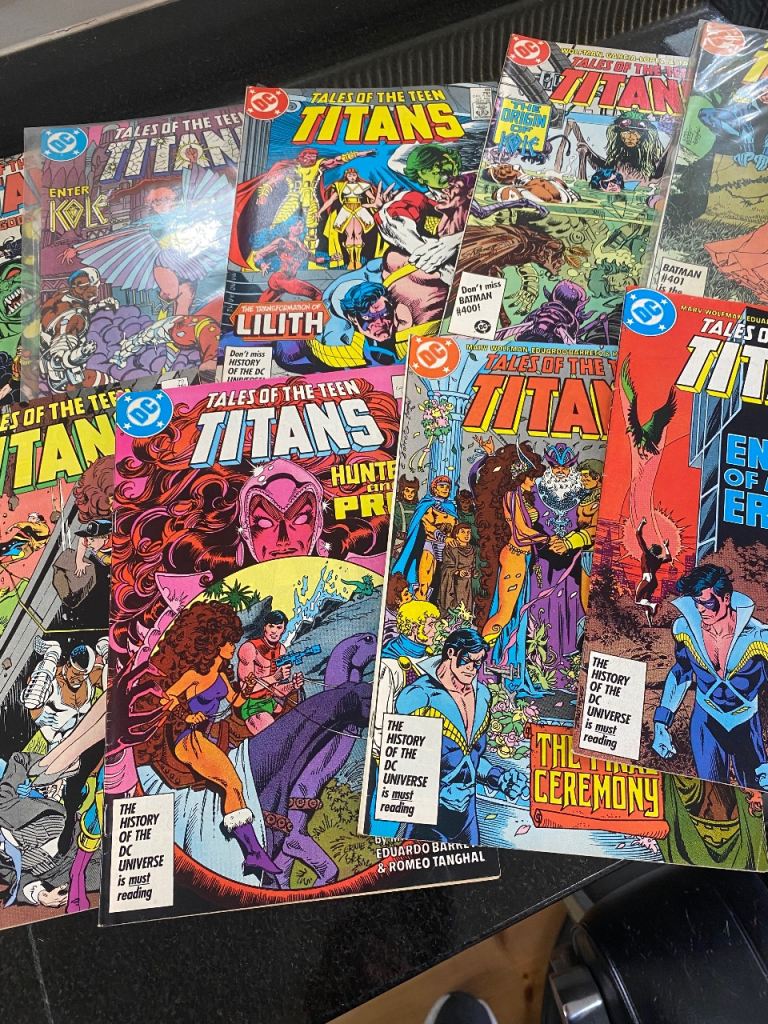 Tale of teen titans comics 34 comics in total 