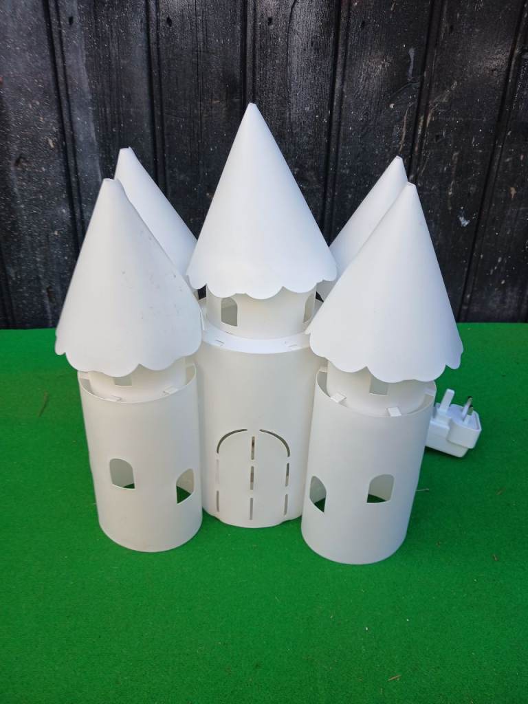 White Castle Night Light / Decorative Figurine – Good Condition