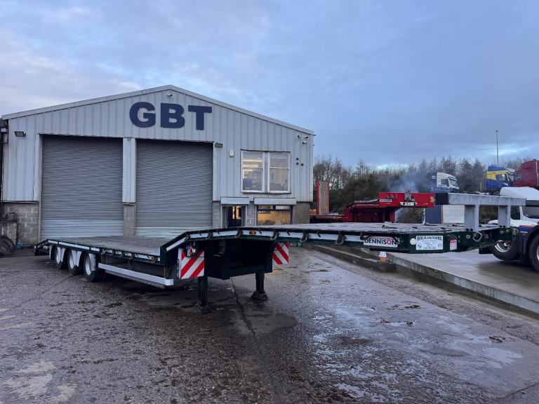 2020 Dennison step frame low loader trailer