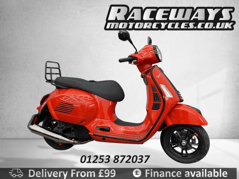 PIAGGIO VESPA GTS 125 SUPERSPORT ORANGE 2023 , 23 PLATE, HPI CLEAR