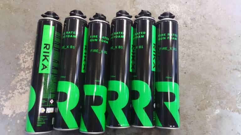 Fire rated gun foam - RIKA - 750ml - pack of 6