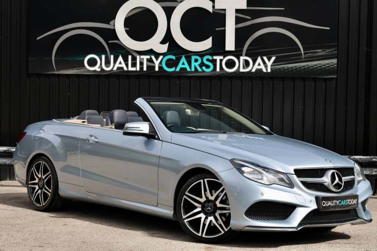 2013 '63' Mercedes E Class E220 CDI AMG Sport Convertible * Diamond Silver *