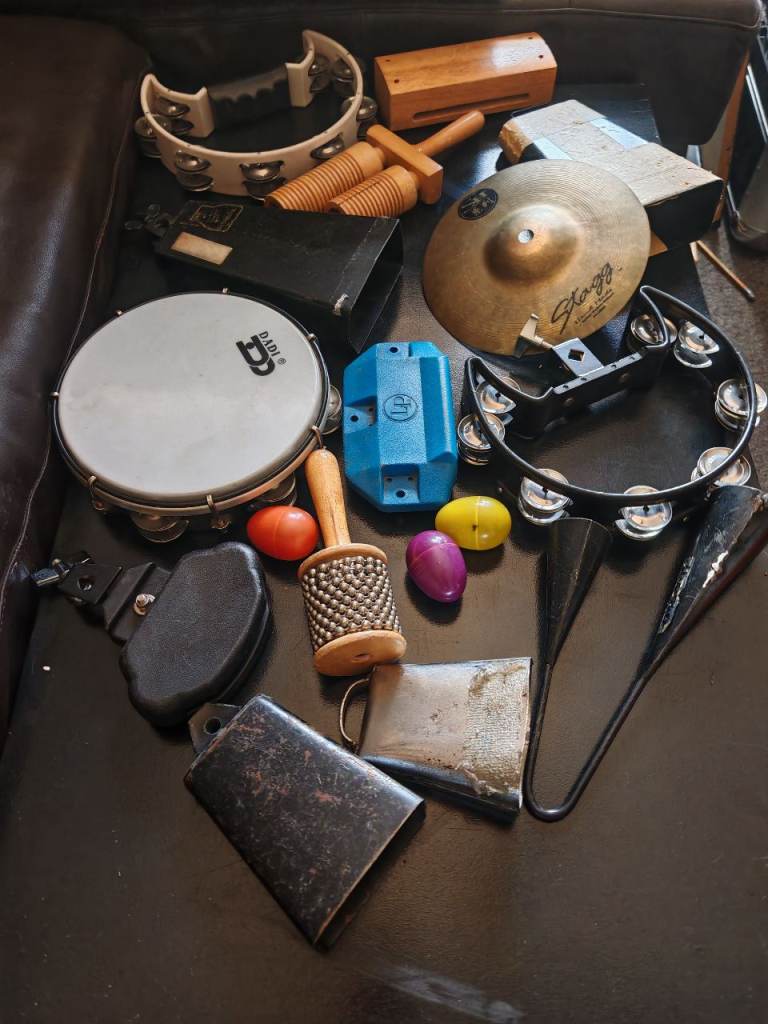 17 percussion instruments 