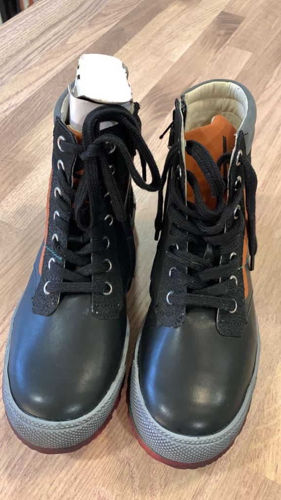Brand new genuine leather boots size 3 junior