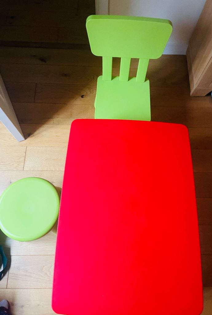 IKEA kids’s table and chair