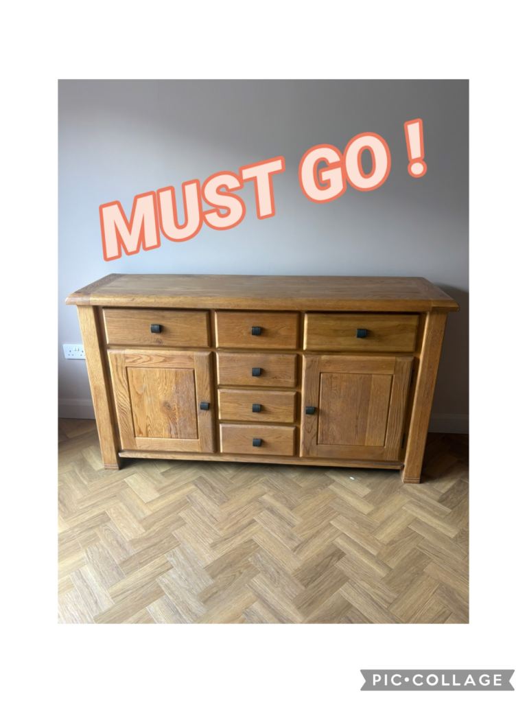 Solid Oak Sideboard