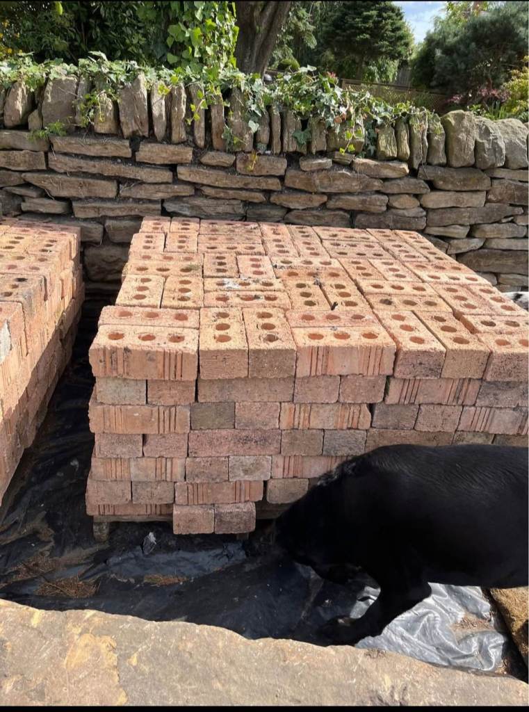Buff farmstead bricks