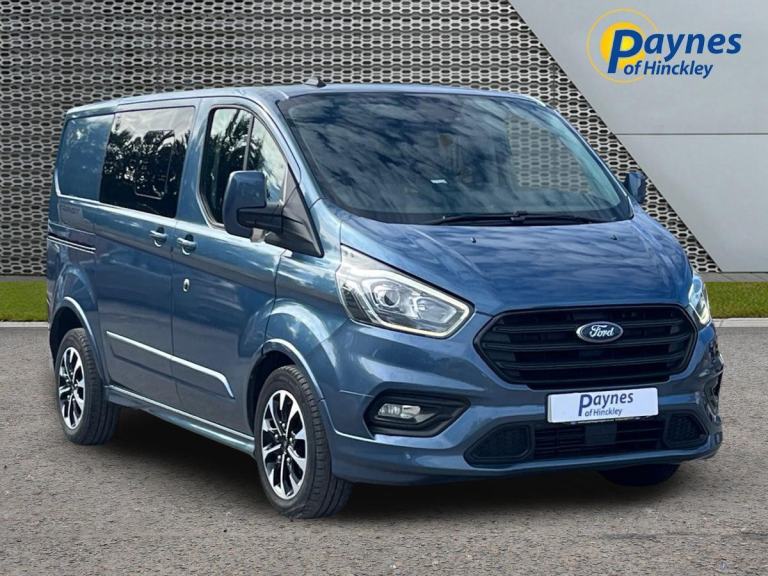 2019 Ford Transit Custom 320L1 SPORT DCIV 2.0L 185ps AUTO Chrome Blue LOW MILES