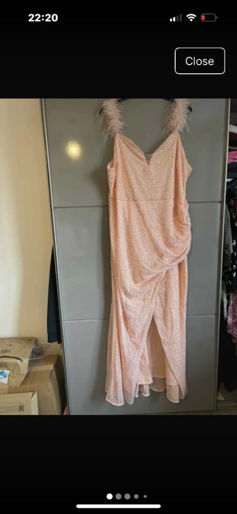 Larger ladies evening dress size 24 wedding cruise holiday outfit 