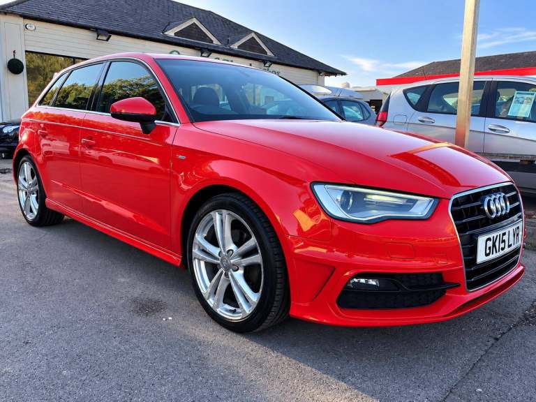 2015 Audi A3 1.6 TDI S LINE 5dr 2 Owners 67000m Audi Service History inc Cambelt £20 Tax Hatchbac...