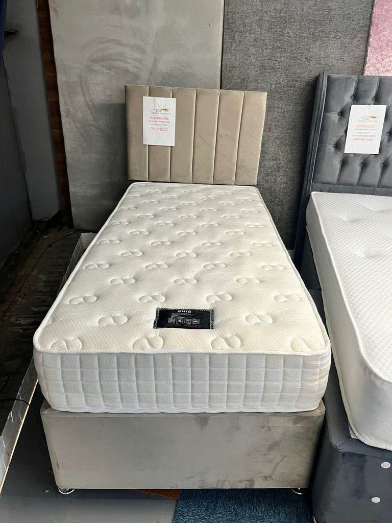 📞 CHEAPEST BRAND NEW 3FT SINGLE DIVAN BED + QUALITY MATTRESS 🛏️ SAME DAY DELIVERY AVAILABLE