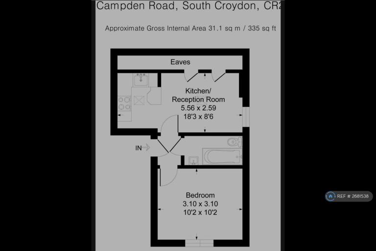 1 bedroom flat in Campden Road, South Croydon, CR2 (1 bed) (#2681538)
