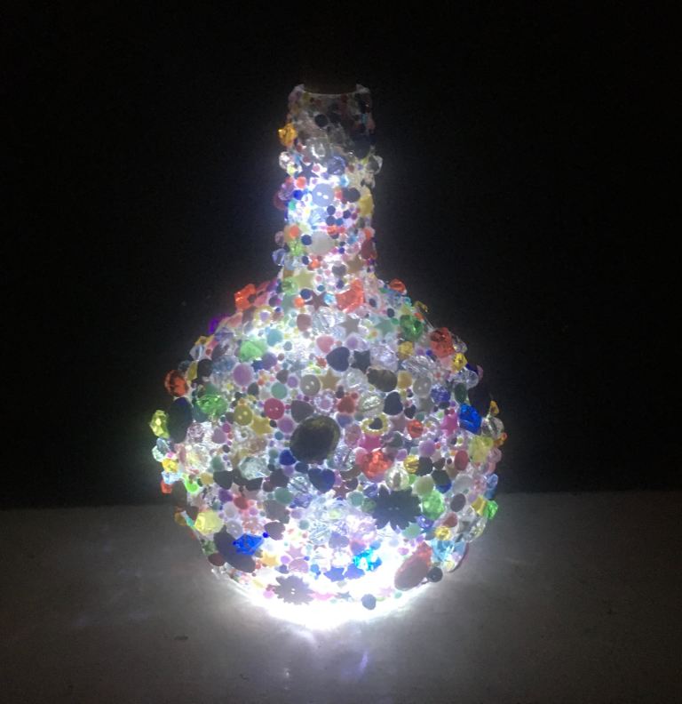 Jewelled Bottle light ~ New 