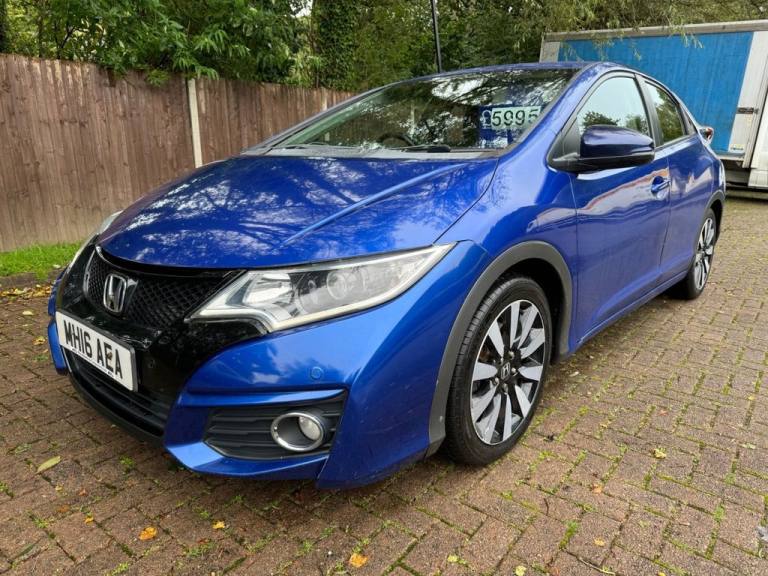 2016 Honda Civic 1.8 I-VTEC SE PLUS NAVI 5d 140 BHP Hatchback Petrol Manual