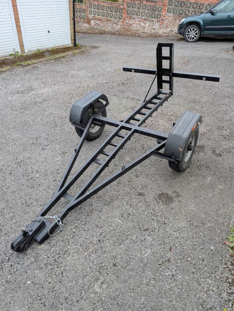 Single motorbike trailer