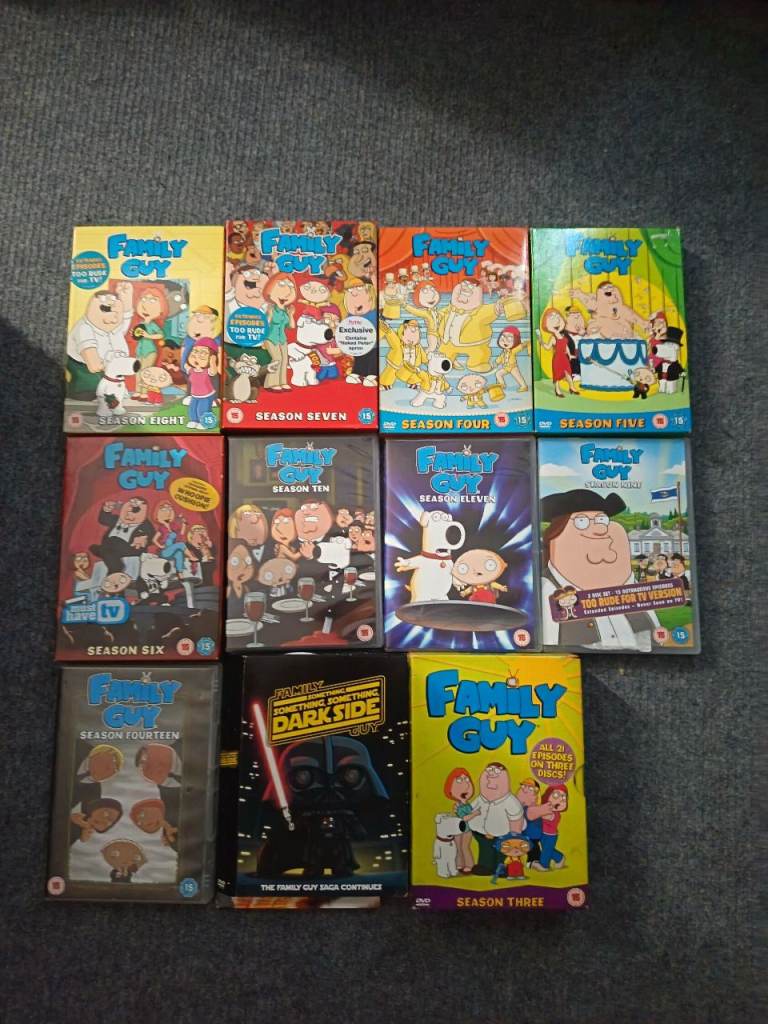 Family Guy dvds