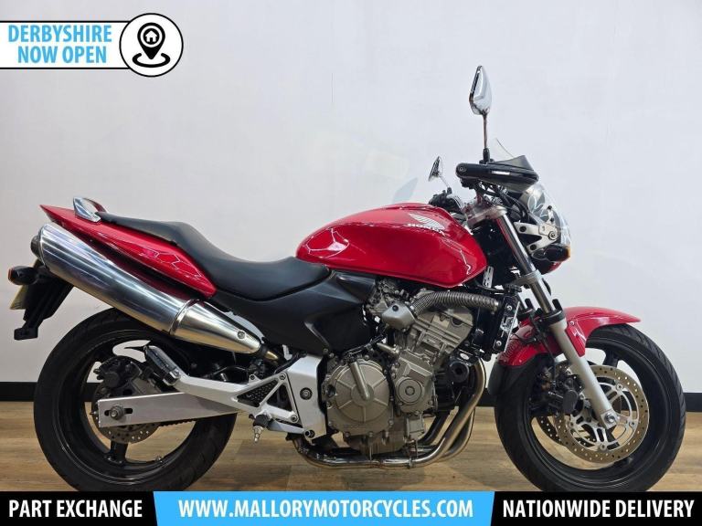 Honda CB600F Hornet 600 Red 2006 - Screen, Hand Guards, Crash Bungs