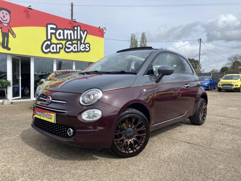 FIAT 500 1.2 COLLEZIONE CONVERTIBLE VERY GOOD CONDITION 1 OWNER NEW CAMBELT KIT
