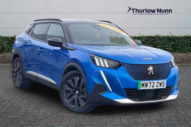 2022 Peugeot E-2008 50kWh GT Premium SUV 5dr Electric Auto (7kW Charger) (136 ps) SUV Electric Au...